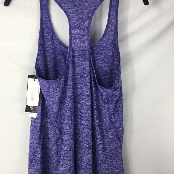 ^ Ideology Blazing Purple L Large Yoga Fitness Tank Top NWT - Picture 3 of 4